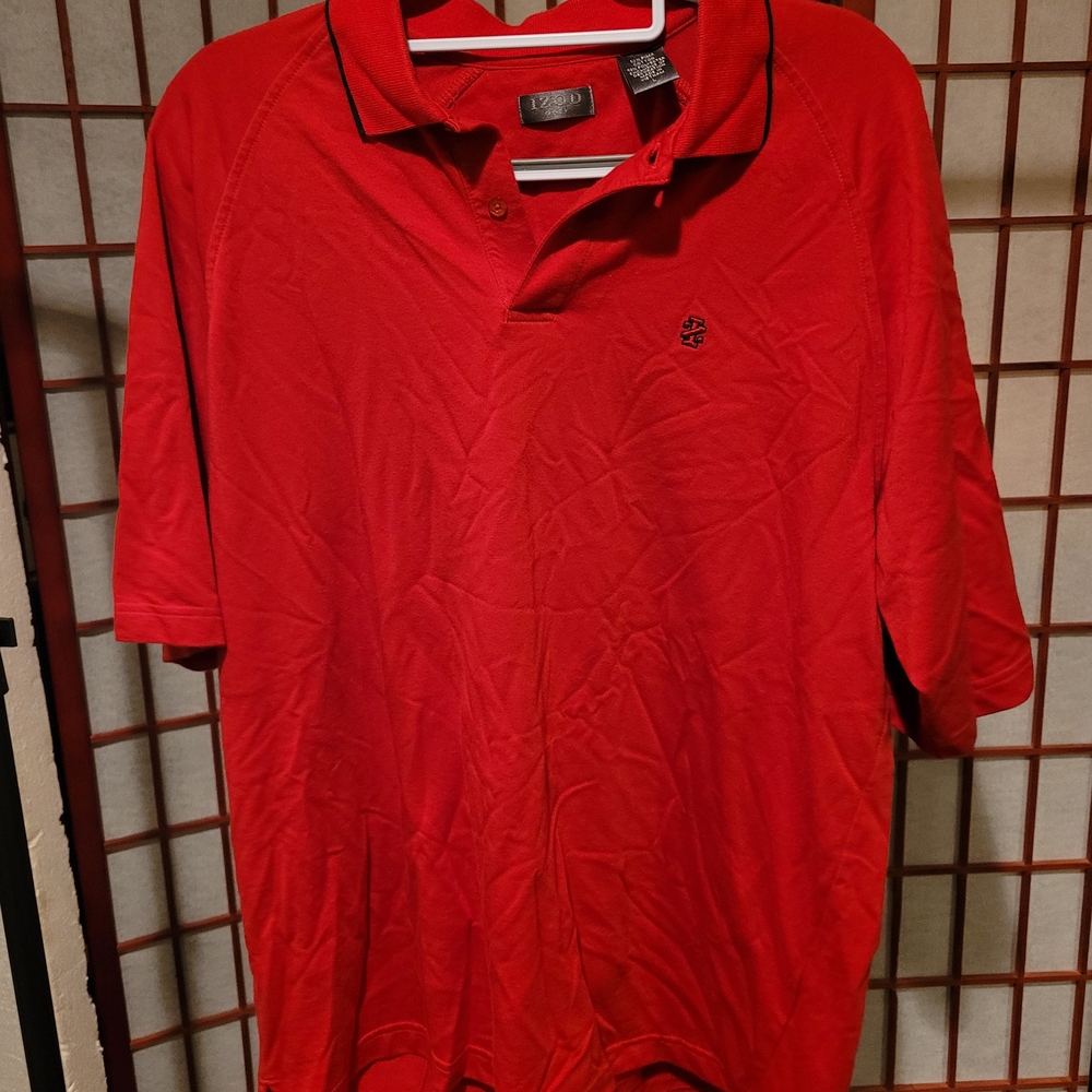 Izod Vibrant Red Polo Shirt